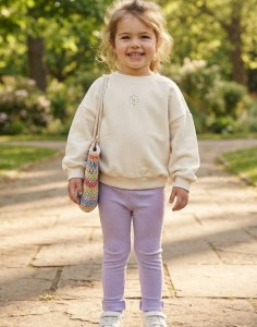 Лосины Eser "Рубчик" сиреневые 2-3-4-5-6-7 лет