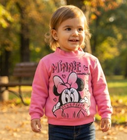Водолазка "Minnie" розовая, девочка 2-3-4-5 лет