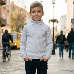 Водолазка "Тяточки" белая, унисекс 2-3-4-5-6 лет