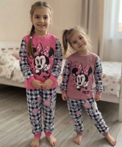 Піжама "Minnie М" рожева, дівчинка 2-3-4-5-6 років