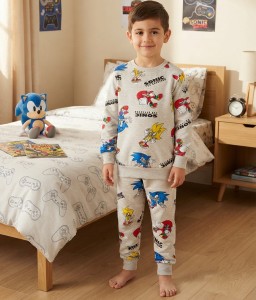 Пижама  MDY "Sonic" сіра, хлопчик 8-9-10-11-12 років