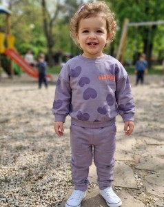 Костюм My Bella "Happy" фіолетовий, дівчинка 2-3-4-5 років