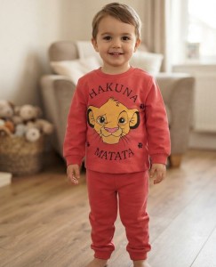 Пижама Supermini "Hakuna" красный , мальчик 4-5-6 лет