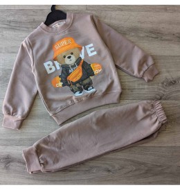 Костюм Digidik Kids "Bear super" коричневый, мальчик 3-4-5-6-7 лет