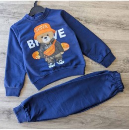Костюм Digidik Kids "Bear super" темно синий, мальчик 3-4-5-6-7 лет