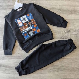 Костюм Digidik Kids "Basketball" черный, мальчик 3-4-5-6-7 лет