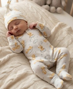 Человечек Mini love«Желтый мишка» желтый, унисекс 3-6-9-12 месяцев
