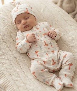 Человечек Mini love«Кирпична пальма» белый, унисекс 3-6-9-12 месяцев