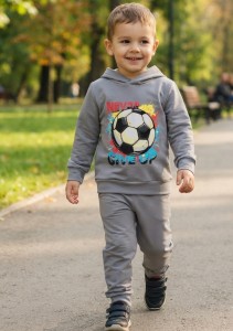 Костюм "Never" сірий, хлопчик 2-4-5-6 років
