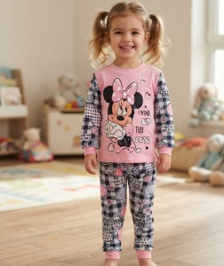 Пижама "Тhis cute" розовый, девочка 2-3-4-5-6 лет