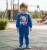 Костюм Aybeyce Kids «Ёжик» синий, мальчик 1-2-3-4 года, фото