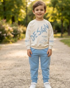 Костюм «Design» голубой, мальчик 2-3-4-5 лет