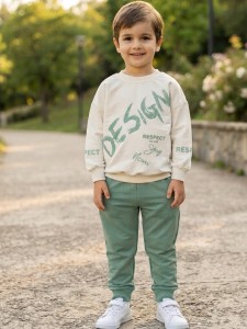 Костюм «Design» мятный, мальчик 2-3-4-5 лет